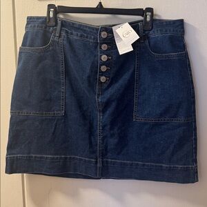 Denim Mini Skirt